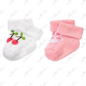 Gymboree Girl bunny / cherry Socks size 12-18 mos 🐰🍒
